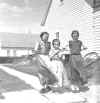 Hutterite Girls at Blumengard Colony, Man., 1965 (20 Kb): Mennonite Historical Archive of Ontario (N- 1992- 14.2060)