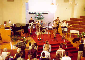 Worship Team from 1st Mennonite Church, Vancouver (15 Kb): Canadian Mennonite photo