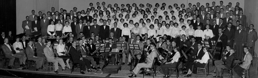 1954 Saengerfest in the Winnipeg Auditorium